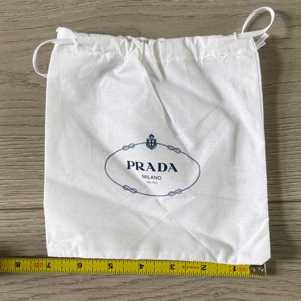 Prada White Drawstring Bag - image 5